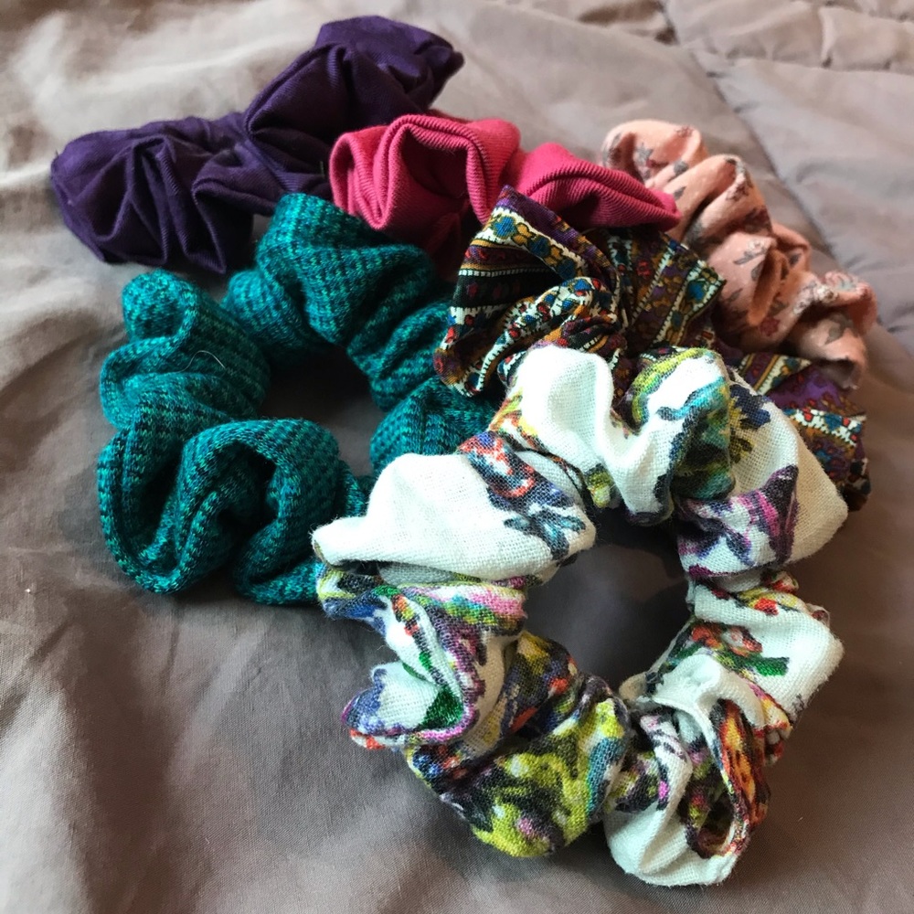Up-cycled Sustainable Hair Scrunchies